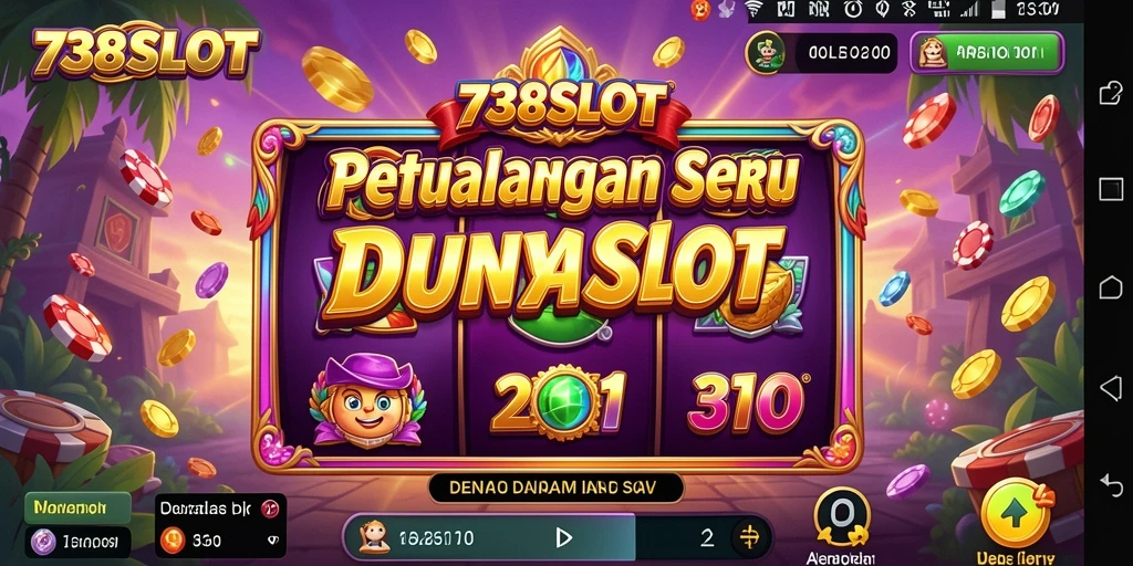 Tangkapan layar utama 738SLOT menampilkan aksi mendebarkan dalam gameplay petualangan.
