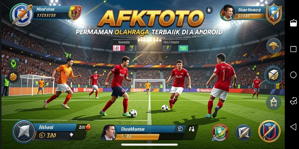 Gameplay AFKTOTO yang mendebarkan dalam aksi olahraga.