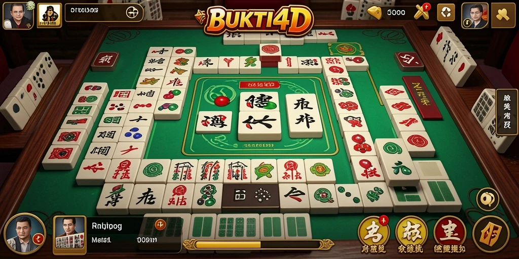 Gameplay BUKTI4D menunjukkan tantangan seru dalam permainan Mahjong.