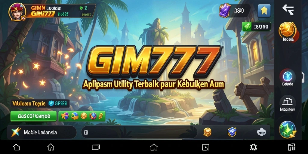 Tampilan antarmuka utama GIM777 yang ramah pengguna.
