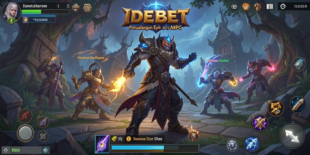 Tampilan luar biasa dari gameplay ARPG IDEBET yang menegangkan.