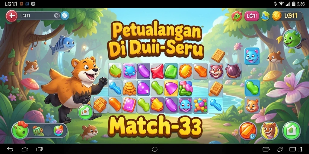 Gameplay seru LG111 dengan elemen Match-3 yang menantang.