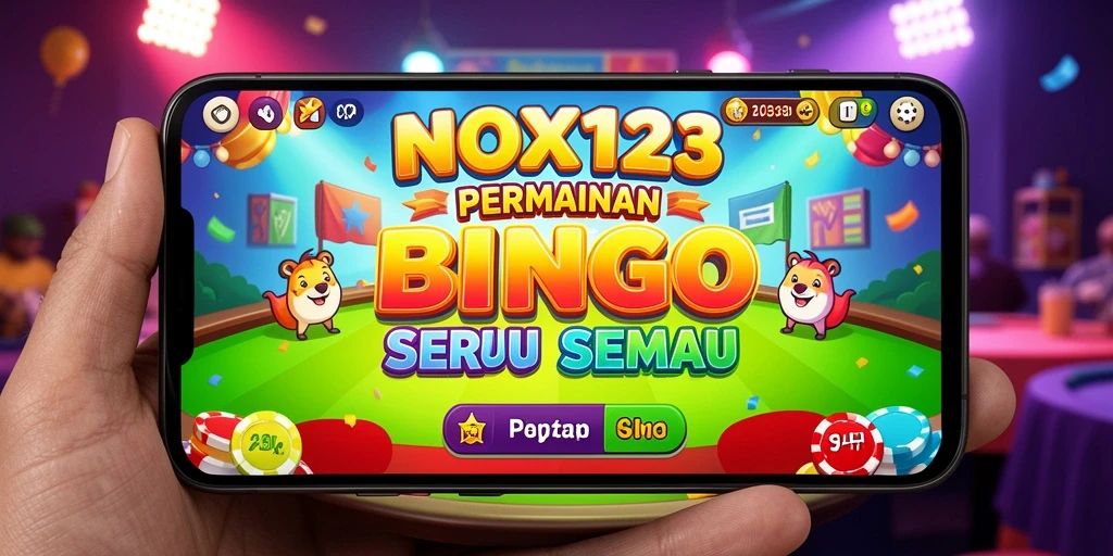 Tampilan gameplay NOX123 yang menarik dalam permainan Bingo.