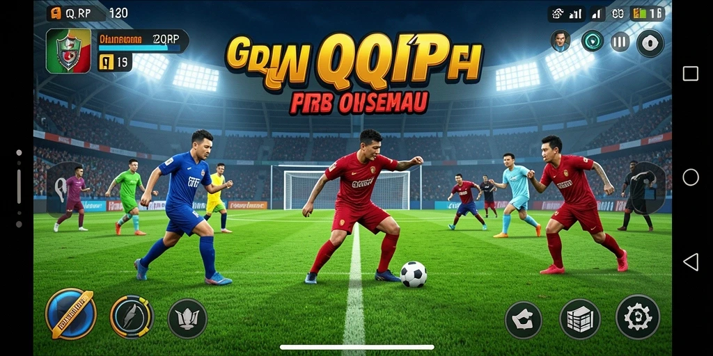 Gameplay seru di QQRP dengan banyak aksi olahraga.
