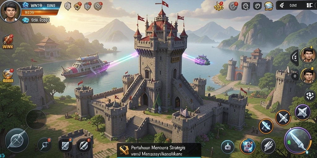 Gameplay menarik dan seru dari WIN199 dalam aksi Tower Defense.