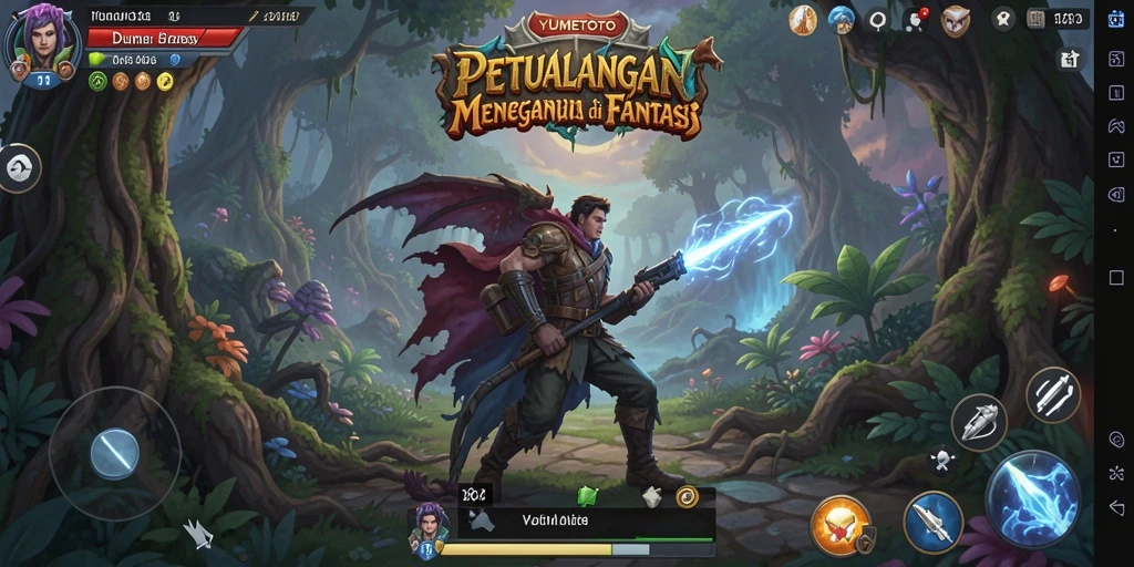 Gameplay penuh tantangan dalam dunia fantasi YUMETOTO.